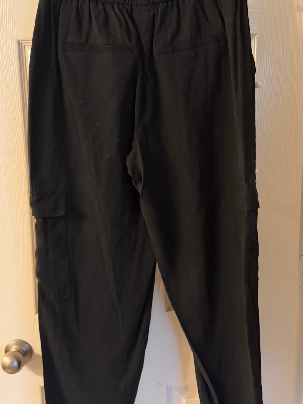 A New Day Women’s Pull On Black Cargo Pants - Picture 2 of 3